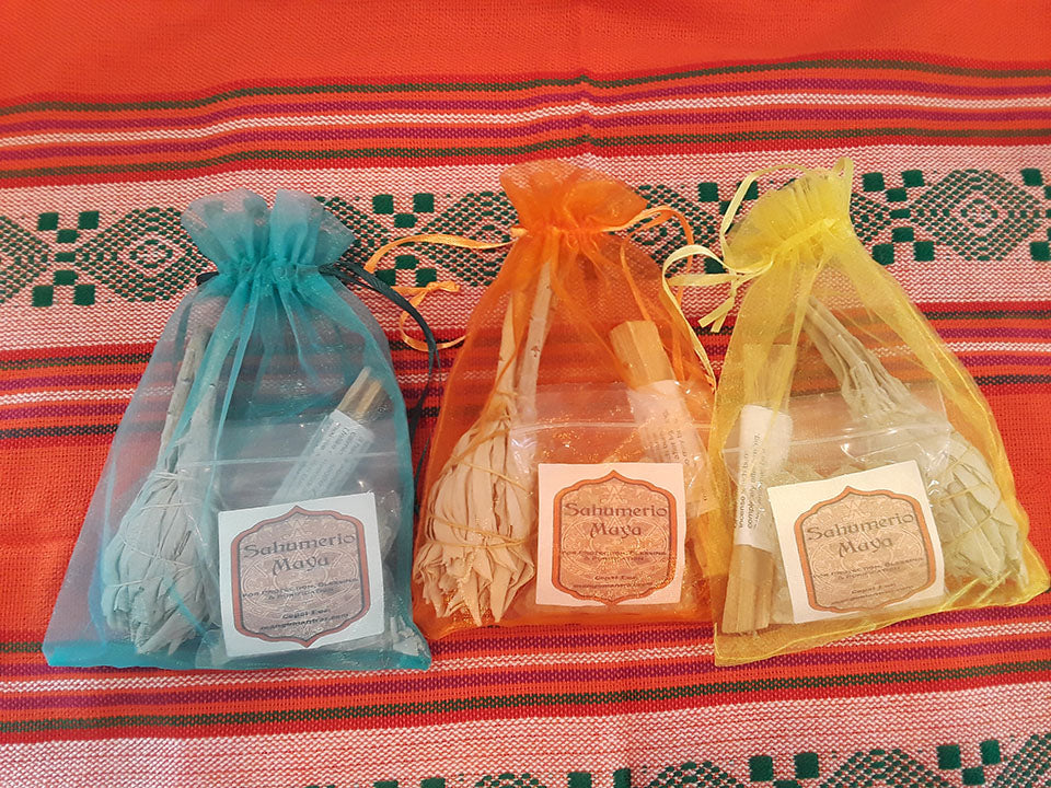 🧿Triple Power Smudge Kit! Copal, Palo Santo & White Sage for Protection,  Cleansing, and Purification!