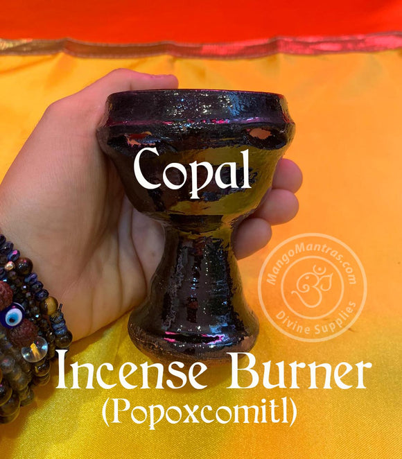 Baby Copal Incense Burner #4 (Popoxcomitl)