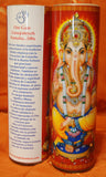 Ganesha Mantra Meditation Candle embellished with Swarovski Crystals