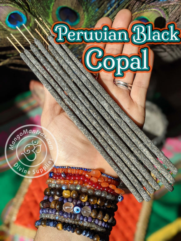 100% Pure Sacred Peruvian Black Copal Sticks for Protection, Blessing, & Purification!
