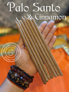 100% Pure Sacred Palo Santo & Cinnamon Incense Sticks to Purify, Protect and Bless!
