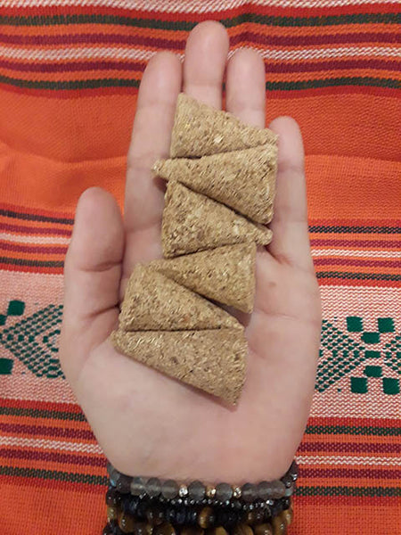 Religious incense grains, from Palo Santo purification