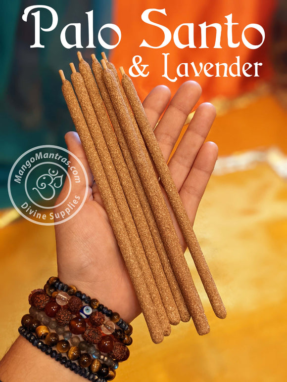 100% Pure Sacred Palo Santo & Lavender Incense Sticks to Purify, Protect and Bless!
