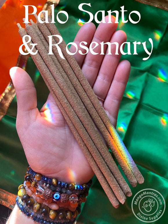 🌟Premium Palo Santo & Rosemary Artisan Incense Sticks: For Protection, Blessing, and Purification!🌟