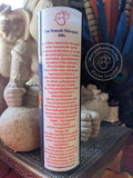 Powerful Shiva Shakti Ardaneshwara Mantra Meditation Candle with Swarovski Crystals