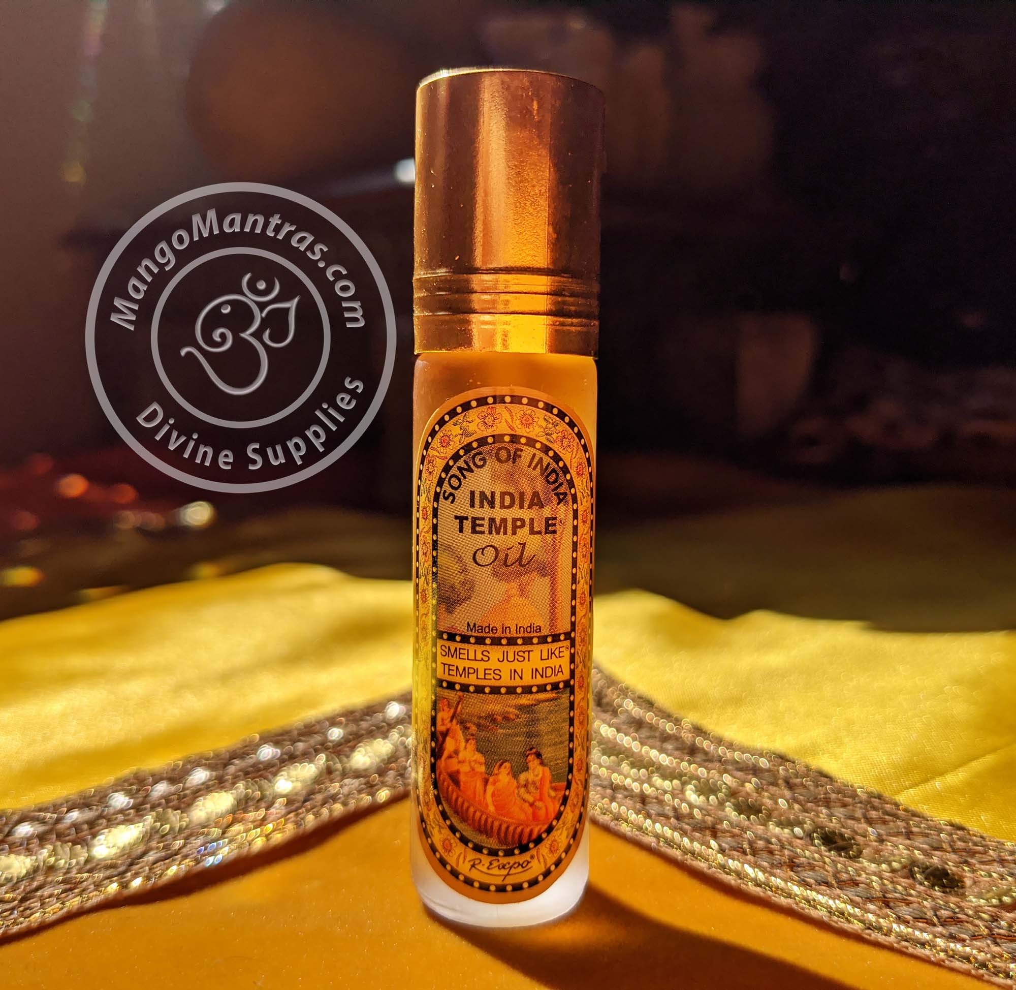 🕉 Divine India Temple Oil - Song of India 🕉 – Mango Mantras LLC