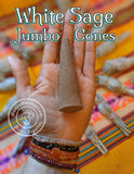 100% Pure White Sage Jumbo Cones to Purify, Protect & Bless!
