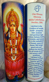 Lakshmi Goddess of Wealth Mantra Meditation Candle embellished with Swarovski Crystals #2