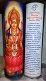 Lakshmi Goddess of Wealth Mantra Meditation Candle embellished with Swarovski Crystals #2