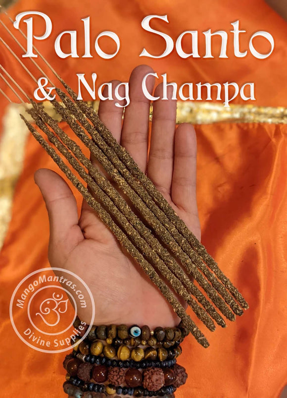 100% Pure Sacred Palo Santo & Nag Champa Incense Sticks to Purify, Protect and Bless!