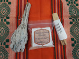 🧿Triple Power Smudge Kit! Copal, Palo Santo & White Sage for Protection, Cleansing, and Purification!