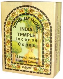 Song of India Sandalwood Incense Cones (25)